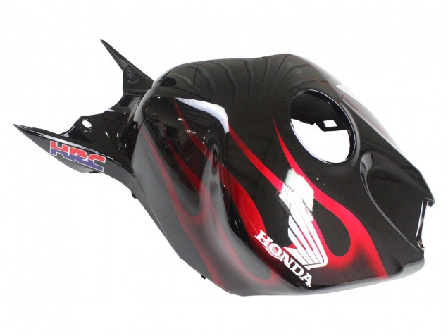 2006-2007 Glossy Black Yellow Red Flame Honda CBR1000RR Motorcycle Fairings UK