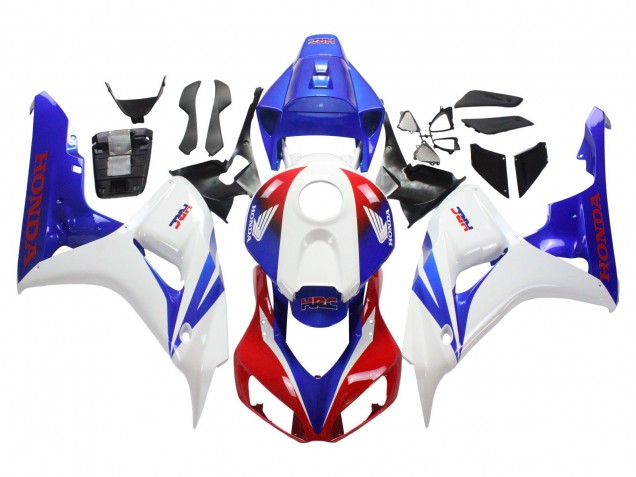 2006-2007 White Red Blue HRC Honda CBR1000RR Motorcycle Fairing UK