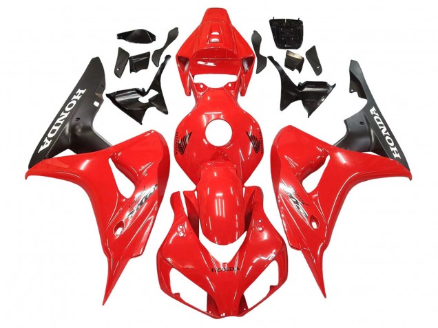2006-2007 Red Matte Black Honda CBR1000RR Motorcycle Fairings UK
