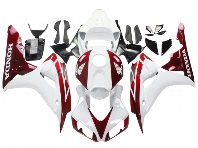 2006-2007 White Red Honda CBR1000RR Motorcycle Fairings UK