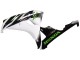 2006-2007 White Green Glossy Black Honda CBR1000RR Motorcycle Fairing UK