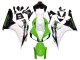 2006-2007 White Green Glossy Black Honda CBR1000RR Motorcycle Fairing UK