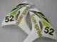 2006-2007 White Green Glossy Black Hannspree 52 Honda CBR1000RR Motorcycle Fairings UK