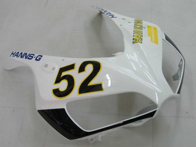 2006-2007 White Green Glossy Black Hannspree 52 Honda CBR1000RR Motorcycle Fairings UK