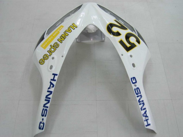 2006-2007 White Green Glossy Black Hannspree 52 Honda CBR1000RR Motorcycle Fairings UK