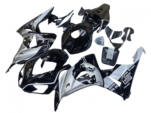 2006-2007 Silver Glossy Black Red Bull Honda CBR1000RR Motorcycle Fairings UK