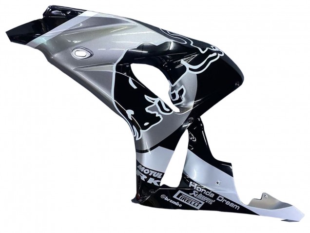 2006-2007 Silver Glossy Black Red Bull Honda CBR1000RR Motorcycle Fairings UK
