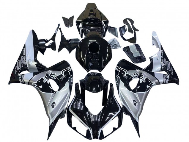2006-2007 Silver Glossy Black Red Bull Honda CBR1000RR Motorcycle Fairings UK