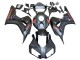 2006-2007 Matte Black Red Decals Honda CBR1000RR Motorcycle Fairings UK