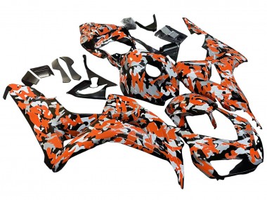 Buy 2006-2007 Black Orange Silver Camouflage Honda CBR1000RR Motorcycle Fairings UK