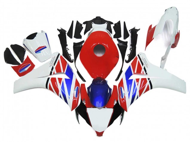 2006-2007 White Red Blue Honda CBR1000RR Motorcycle Fairings UK
