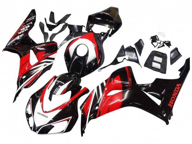 2006-2007 Red Glossy Black Honda CBR1000RR Motorcycle Fairings UK