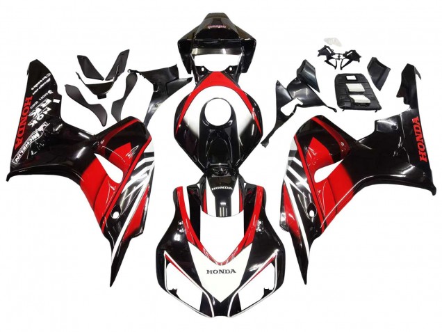 2006-2007 Red Glossy Black Honda CBR1000RR Motorcycle Fairings UK