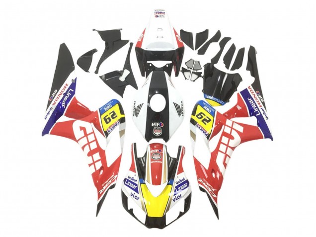2006-2007 White Red Yellow Blue Black Givi Elf UniBat 29 Honda CBR1000RR Motorcycle Fairings UK
