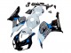 2006-2007 White Blue Glossy Black Honda CBR1000RR Motorcycle Fairing UK