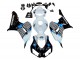 2006-2007 White Blue Glossy Black Honda CBR1000RR Motorcycle Fairing UK