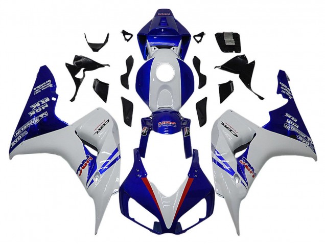 2006-2007 White Red Blue HRC Honda CBR1000RR Motorcycle Fairings UK