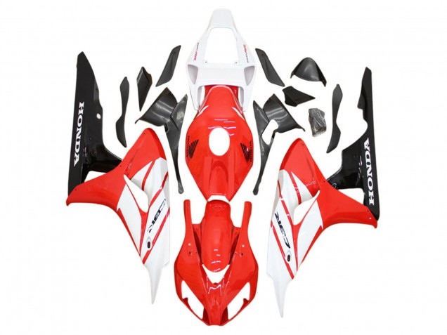 2006-2007 White Red Glossy Black Honda CBR1000RR Motorcycle Fairing UK