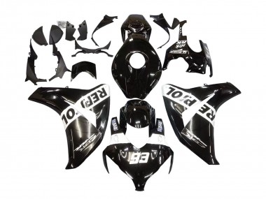 Buy 2008-2011 Glossy Black White Repsol 93 Honda CBR1000RR Motorcycle Fairings UK
