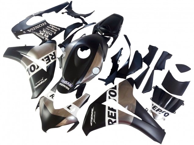 2008-2011 Silver Matte Black Repsol Honda CBR1000RR Motorcycle Fairings UK