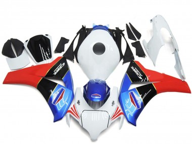 Buy 2008-2011 White Blue Red Glossy Black Honda CBR1000RR Motorcycle Fairings UK