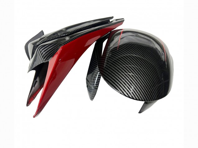 2008-2011 Black Carbon Fiber Red Honda CBR1000RR Motorcycle Fairings UK
