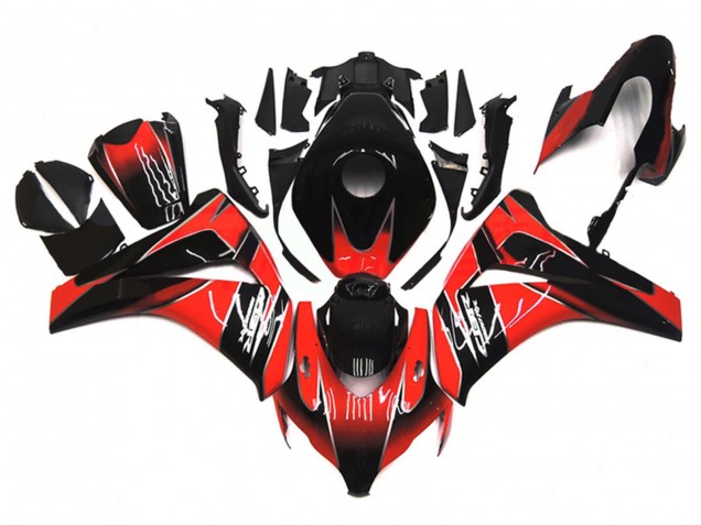 2008-2011 Red Glossy Black Honda CBR1000RR Motorcycle Fairing UK