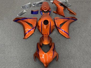 Buy 2008-2011 Orange Blue Stripe Honda CBR1000RR Motorcycle Fairings UK