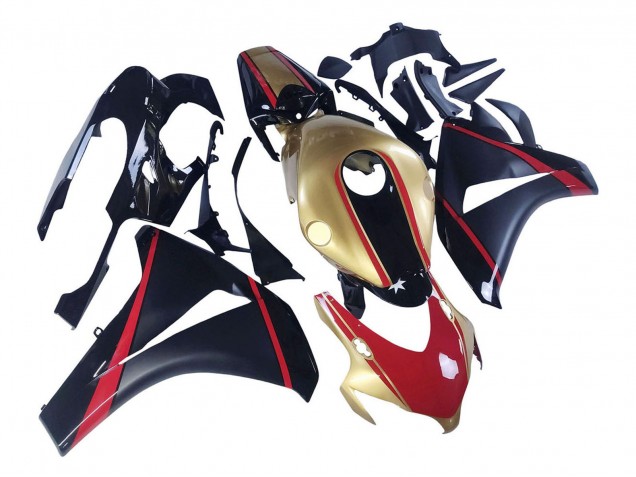 2008-2011 Gold Red Glossy Black Honda CBR1000RR Motorcycle Fairings UK