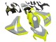 2008-2011 Nardo Grey Fluorescent Green Honda CBR1000RR Motorcycle Fairings UK