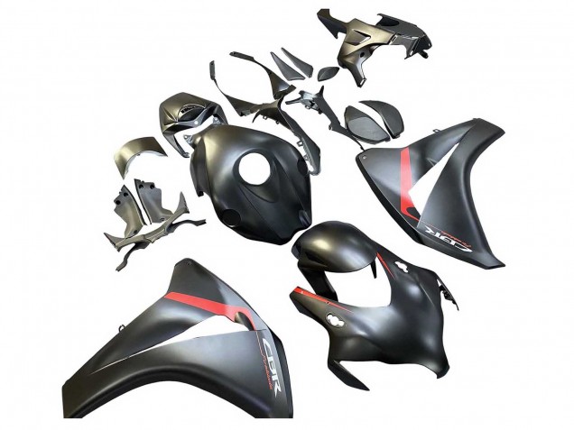 2008-2011 Matte Black Red Fireblade Honda CBR1000RR Motorcycle Fairings UK