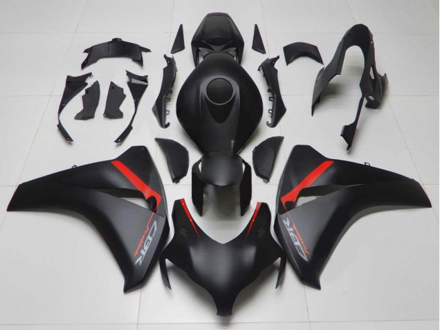 2008-2011 Matte Black Red Fireblade Honda CBR1000RR Motorcycle Fairings UK