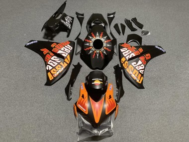 Buy 2008-2011 Matte Black Orange Repsol Rossi Honda CBR1000RR Motorcycle Fairings UK