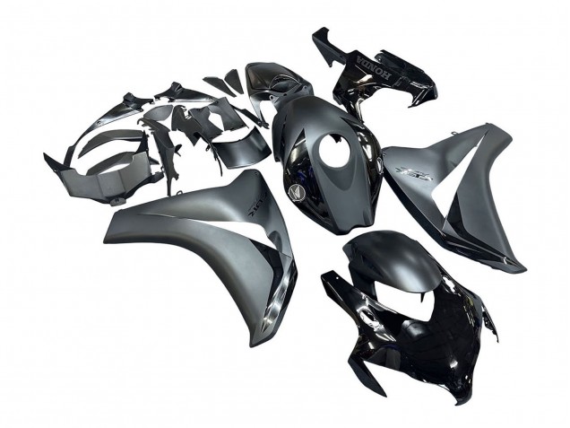 2008-2011 Grey Glossy Black Honda CBR1000RR Motorcycle Fairings UK