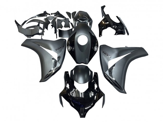 2008-2011 Grey Glossy Black Honda CBR1000RR Motorcycle Fairings UK