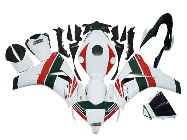 2008-2011 White Red Dark Green Honda CBR1000RR Motorcycle Fairings UK