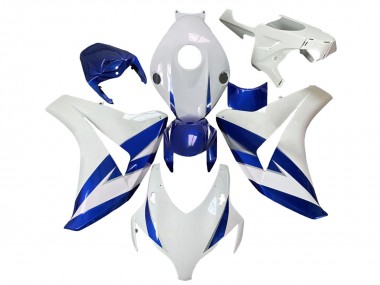 Buy 2008-2011 White Blue Honda CBR1000RR Motorcycle Fairings UK