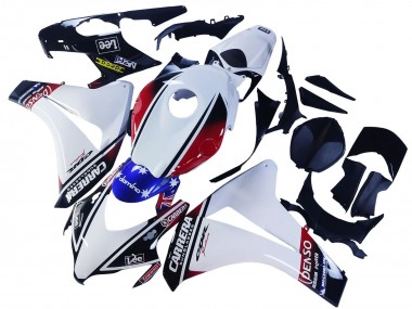 Buy 2008-2011 White Red Blue Black Star Lee Carrera Honda CBR1000RR Motorcycle Fairings UK