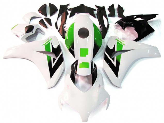2008-2011 White Green Glossy Black Honda CBR1000RR Motorcycle Fairing UK