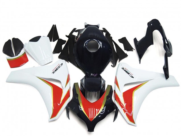 2008-2011 White Red Glossy Black Honda CBR1000RR Motorcycle Fairing UK