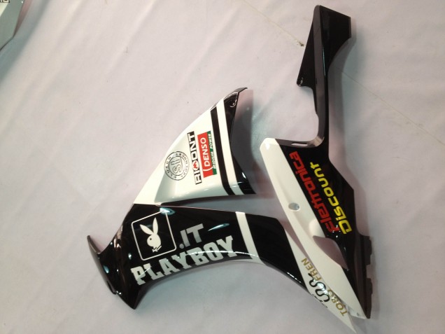 2012-2016 White Glossy Black Rizoma Playboy Honda CBR1000RR Motorcycle Fairings UK
