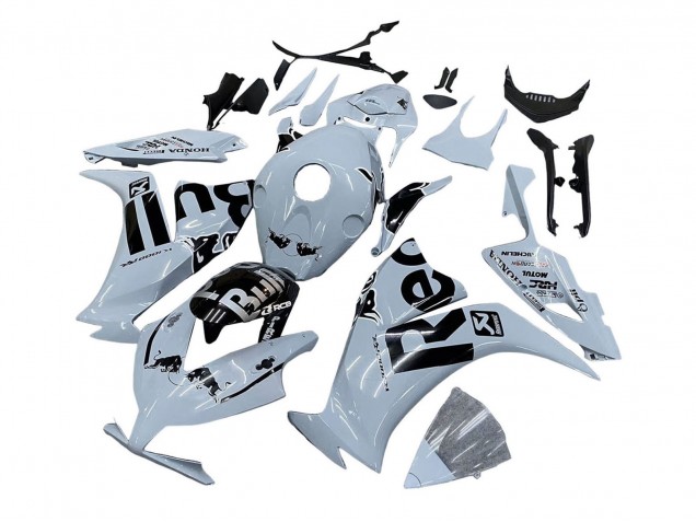 2012-2016 Light Grey Glossy Black Red Bull Honda CBR1000RR Motorcycle Fairings UK