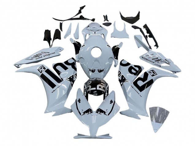 2012-2016 Light Grey Glossy Black Red Bull Honda CBR1000RR Motorcycle Fairings UK
