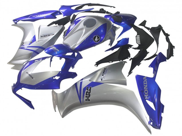 2012-2016 Silver Blue HRC Honda CBR1000RR Motorcycle Fairings UK