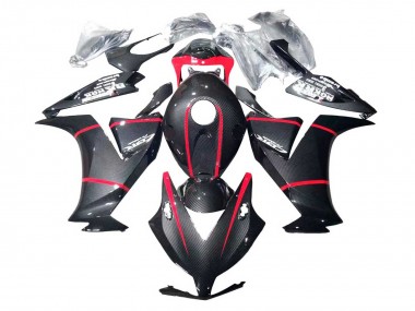 Buy 2012-2016 Black Carbon Fiber Red Honda CBR1000RR Motorcycle Fairings UK