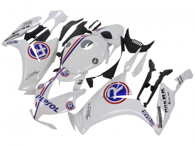 2012-2016 White Blue Red Repsol Honda CBR1000RR Motorcycle Fairings UK