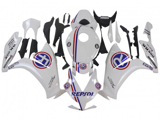 2012-2016 White Blue Red Repsol Honda CBR1000RR Motorcycle Fairings UK