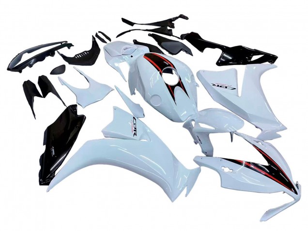 2012-2016 White Glossy Black Honda CBR1000RR Motorcycle Fairings UK