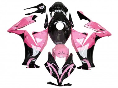 Buy 2012-2016 Pink Glossy Black Honda CBR1000RR Motorcycle Fairings UK