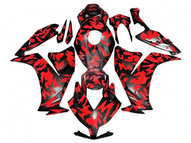 2012-2016 Red Glossy Black Honda CBR1000RR Motorcycle Fairings UK